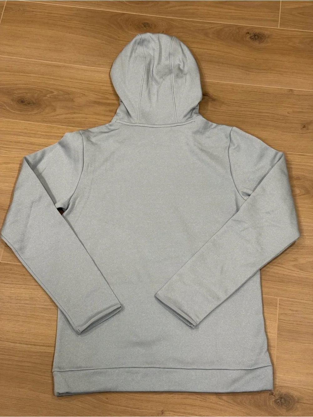 Under Armour Light Gray Performance Hoodie with Front Pocket